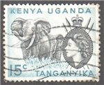 Kenya, Uganda and Tanganyika Scott 105 Used